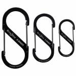 Nite Ize S-Biner Dual Carabiner, schwarz in Gr. 2, 3 und 4 für 10, 25 und 75lb