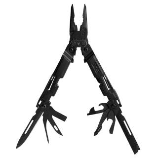 SOG PowerAccess Black Multi-Tool mit 18 Funktionen, schwarz