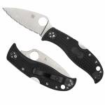 Spyderco Leafjumper mit Serrated Klinge aus VG-10 Stahl...