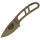 ESEE Candiru Kit mit Messer in Dark Earth, Plastikscheide, Gürtelclip, Paracord