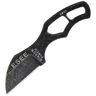 ESEE Gibson Pinch Mini-Messer mit 8,8 cm aus 1095 High Carbonstahl mit Scheide