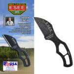 ESEE Gibson Pinch Mini-Messer mit 8,8 cm aus 1095 High Carbonstahl mit Scheide