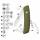 Swiza D03 Taschenmesser mit 7,5 cm Edelstahlklinge und 10 Werkzeugen, olive