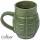 Caliber Gourmet Tasse, Becher, Bierkrug in Handgranaten-Optik, Keramik, 650 ml