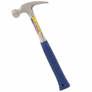 Estwing Klauenhammer mit blauem Schock-Reduktions-Griff, D=30, 615 Gramm