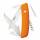 Swiza D05 Taschenmesser in orange mit 12 Funktionen wie 7,5 cm Klinge, Säge uvm.