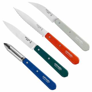 Opinel Küchenmesser-Set, Essentials DU CUISINIER, 4-teilig, No112-113-114-115