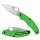 Spyderco UK Penknife Salt mit LC200N Stahl und grünen FRN Griff