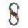 Nite Ize S-BINER MICROLOCK Stainless Steel, Spectrum, 5 Stück, LSBM-07-5R7