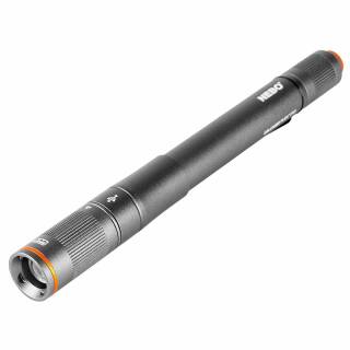 NEBO Columbo Flex Power Stiftlampe mit 250 Lumen, 3 Modi, Ladekabel, Taschenclip