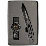 Smith & Wesson Extreme OPS Combo - Einhandmesser und Armbanduhr in Geschenkbox