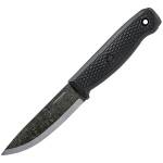 Condor Terrasaur Messer mit Full Tang Klinge aus 1095HC Stahl, schwarz