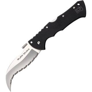 Cold Steel Messer Black Talon II Serrated Edge, S35VN Klingenstahl und G10 Griff