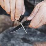 Work Sharp Pivot Plus Knife Sharpener - kleiner 3 in 1 Outdoor Messer-Schärfer