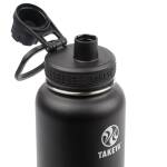 Takeya Actives Trinkflasche aus 18/8 Edelstahl, vakuum-isoliert, 40oz/1,2 L, onyx