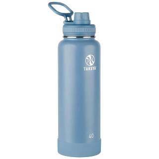 Takeya Actives Trinkflasche aus 18/8 Edelstahl, vakuumisoliert, 1,2 L, bluestone