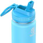 Takeya Kids Actives Straw Isolierflasche mit Trinkhalmverschluss, 414ml, Sail blue