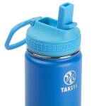 Takeya Kids Actives Straw Isolierflasche mit Trinkhalmverschluss, 414ml, sky