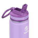 Takeya Kids Actives Straw Isolierflasche mit Trinkhalmverschluss, 475ml, Lilac/U