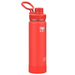 TAKEYA Sport Spout Copper isolierte Edelstahlflasche, 22oz/650ml, Pro Fire