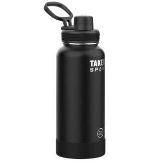 TAKEYA Sport Copper, 3-fach isolierte Edelstahlflasche, 950ml, Grand Slam Black