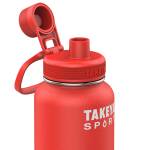 TAKEYA Sport Copper 3-fach isolierte Edelstahlflasche, 32oz / 950ml, Pro Fire