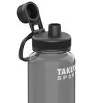 Takeya Sport Trinkflasche aus BPA-freiem Kunststoff, 950ml, Grand Slam Black