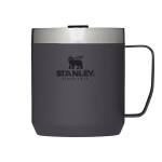 Stanley Classic Legendary Camp Mug Thermobecher mit Deckel, 0,35L, Charcoal