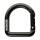 Casström D-Carabiner aus 8 mm dickem Aluminium mit mattschwarzem Finish