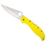 Spyderco Stretch 2 XL Salt Yellow Plain mit H-2 Edelstahl...