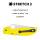 Spyderco Stretch 2 XL Salt Yellow Plain mit H-2 Edelstahl und gelben FRN Griff
