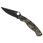 Spyderco Military 2 G-10 Camo Black Blade Plain mit S30V...
