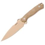 Hydra Knives PHOBOS brown, Full Tang Sleipner-Klinge, G-10 Griff, Kydexscheide
