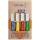 Opinel Essentiels Küchenmesser-Set No 112, 4-teilig mit Buchengriff, 4 Farben