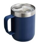 Stanley Stay HOT Camp Mug Thermobecher mit Tritan-Deckel, 0,23L, navy