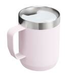 Stanley Stay HOT Camp Mug Thermobecher mit Tritan-Deckel, 0,23L, rose quartz