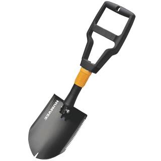 Humvee Folding Shovel, Klappspaten mit Nagelzieher und Säge im Schaufelblatt