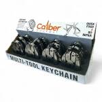 Caliber Gourmet Multi Tool als Schlüsselanhänger aus Edelstahl mit 8 Funktionen