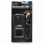 UZI Neck Knife mit Edelstahlklinge, G10 Griff, Kydexscheide mit Kugelkette, BLK