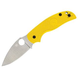 Spyderco Sage 5 Salt mit CPM-MagnaCut Edelstahlklinge und gelbe FRN Griffschalen