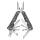 Gerber Truss Multitool aus Edelstahl mit 17 Funktionen mit Nylonholster