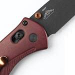 Benchmade Mini Barrage 585BK-04 mit CPM-S30V Stahl und Redstone Richlite Griff