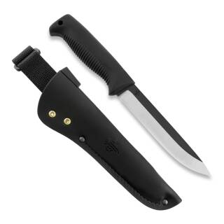 Peltonen Knives M95 Ranger Puukko mit 80CrV2-Klinge, TPE-Griff, Lederscheide