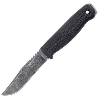 Condor Bushglider Knife mit Full Tang Klinge aus 1095 High Carbonstahl, schwarz