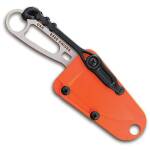 ESEE Imlay Rettungsmesser mit abgerundeter Klinge, Sägezahnung, orange Scheide
