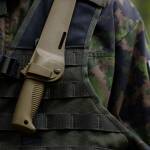 Peltonen Knives M07 Ranger Puukko, 80CrV2-Klinge, PTFE-Finish, Komposit, coyote