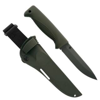 Peltonen Knives M07 Ranger Puukko, 80CrV2-Klinge, Cerakote, Komposit, OD grün