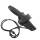 Peltonen Knives M23 Ranger Cub, 80CrV2-Klinge, Kydexscheide, TPE-Griff, schwarz