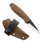 Peltonen Knives M23 Ranger Cub, 80CrV2-Klinge, Kydexscheide, TPE-Griff, coyote