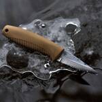 Peltonen Knives M23 Ranger Cub, 80CrV2-Klinge, Kydexscheide, TPE-Griff, coyote